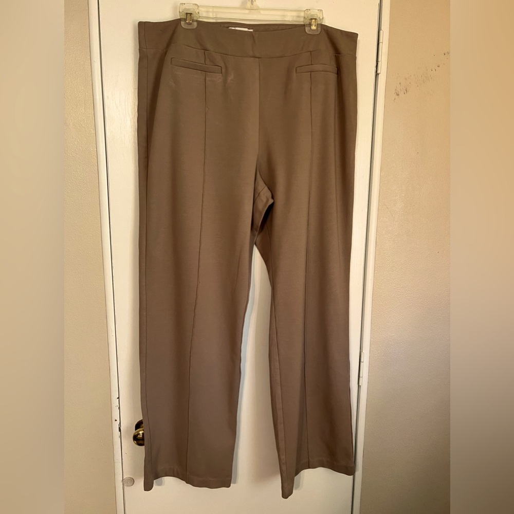Cato Tan Spandex Pants Size 18/20W